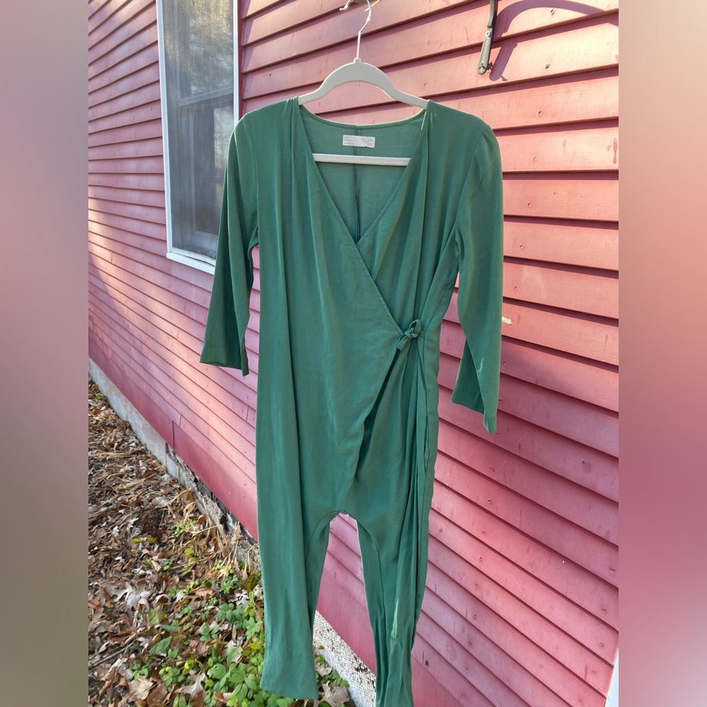 ZARA juniors wrap waist jumpsuit